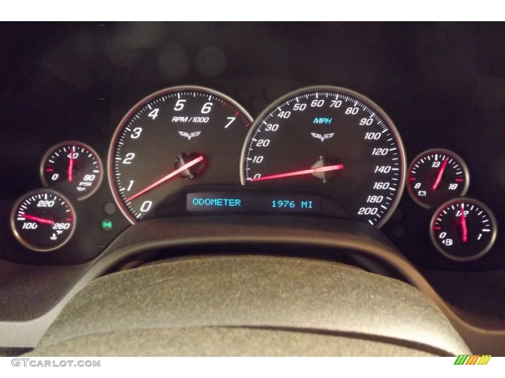 2012 Corvette Coupe - Cyber Gray Metallic / Ebony photo #16