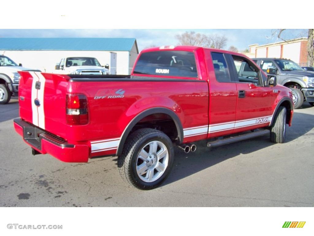 Bright Red 2005 Ford F150 Boss 5.4 SuperCab 4x4 Exterior Photo #79278581