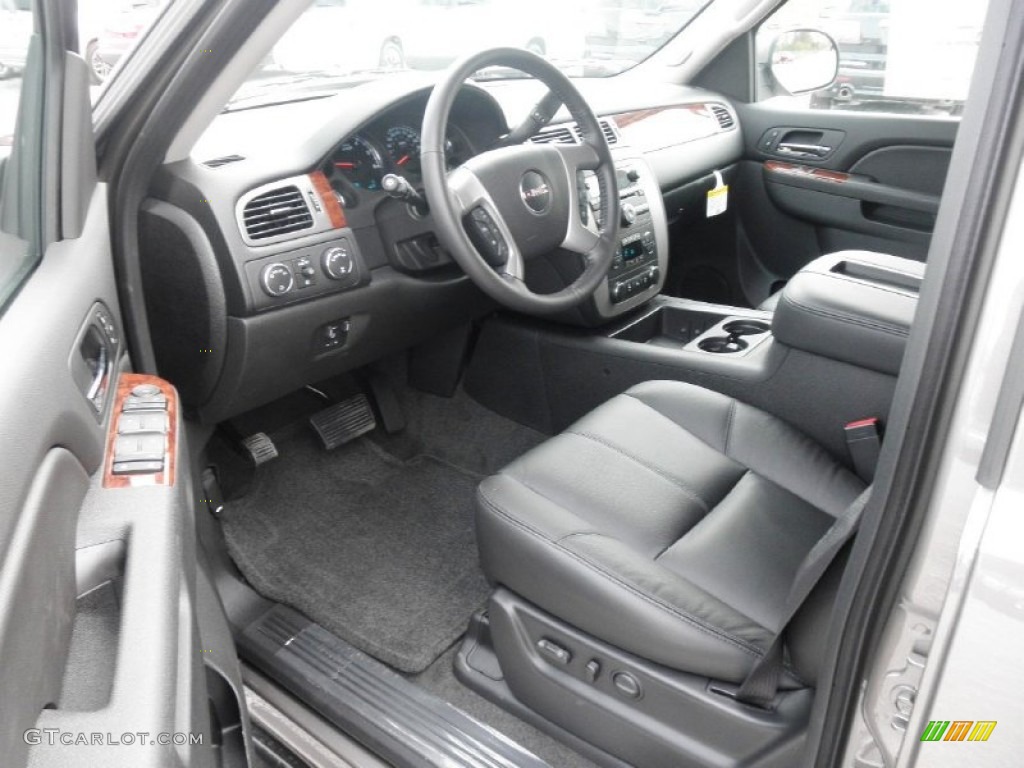 Ebony Interior 2013 GMC Yukon XL SLT 4x4 Photo #79278688