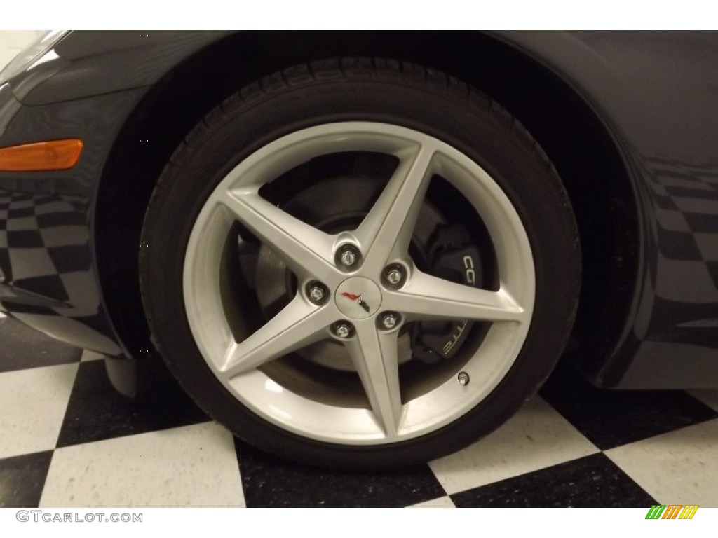 2012 Corvette Coupe - Cyber Gray Metallic / Ebony photo #28