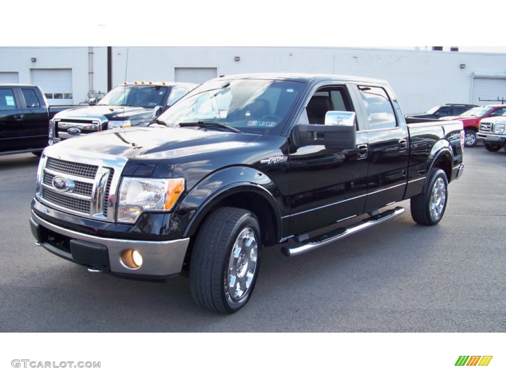 2009 Black Ford F150 Lariat Supercrew 4x4 #79263324 