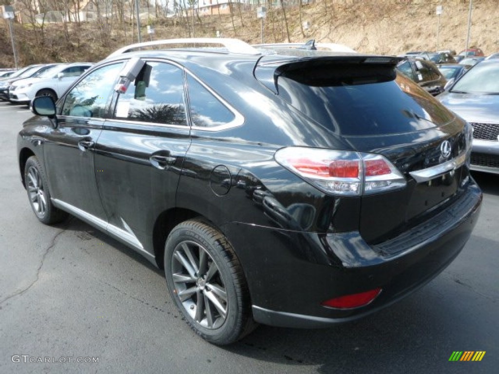 2013 RX 350 F Sport AWD - Obsidian Black / Black/Ebony Birds Eye Maple photo #2