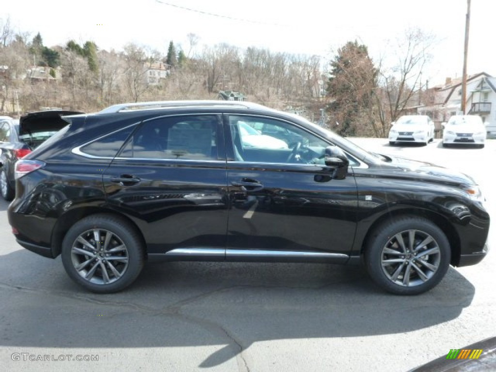 2013 RX 350 F Sport AWD - Obsidian Black / Black/Ebony Birds Eye Maple photo #5