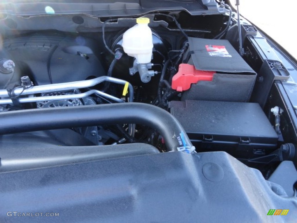 2013 1500 Express Crew Cab 4x4 - Black / Black/Diesel Gray photo #16