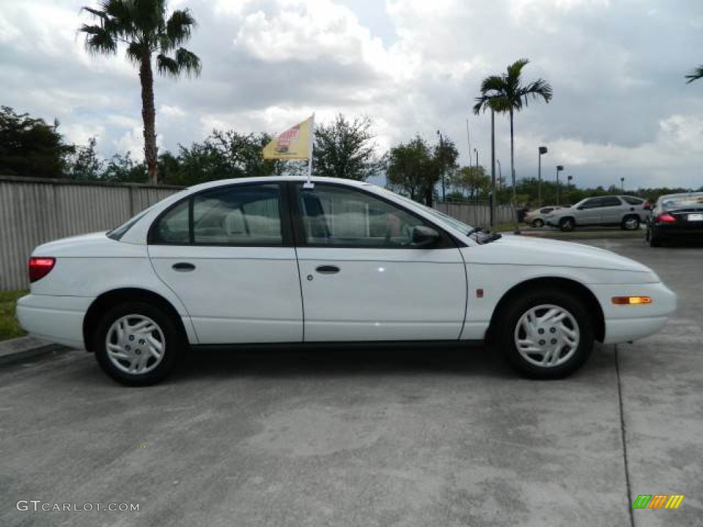 2001 S Series SL Sedan - White / Tan photo #2
