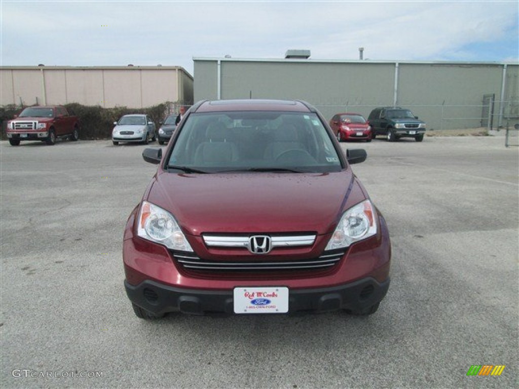 2009 CR-V EX - Tango Red Pearl / Gray photo #3