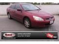 2004 Redondo Red Pearl Honda Accord EX V6 Sedan  photo #1