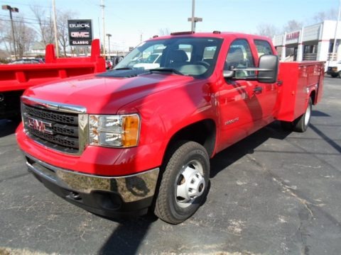 2012 GMC Sierra 3500HD Crew Cab 4x4 Dually Utility Truck Data, Info and Specs