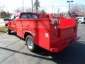 2012 Fire Red GMC Sierra 3500HD Crew Cab 4x4 Dually Utility Truck  photo #7