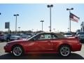 2002 Laser Red Metallic Ford Mustang GT Convertible  photo #5