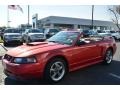 2002 Laser Red Metallic Ford Mustang GT Convertible  photo #8