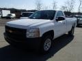 2013 Summit White Chevrolet Silverado 1500 Work Truck Regular Cab 4x4  photo #2