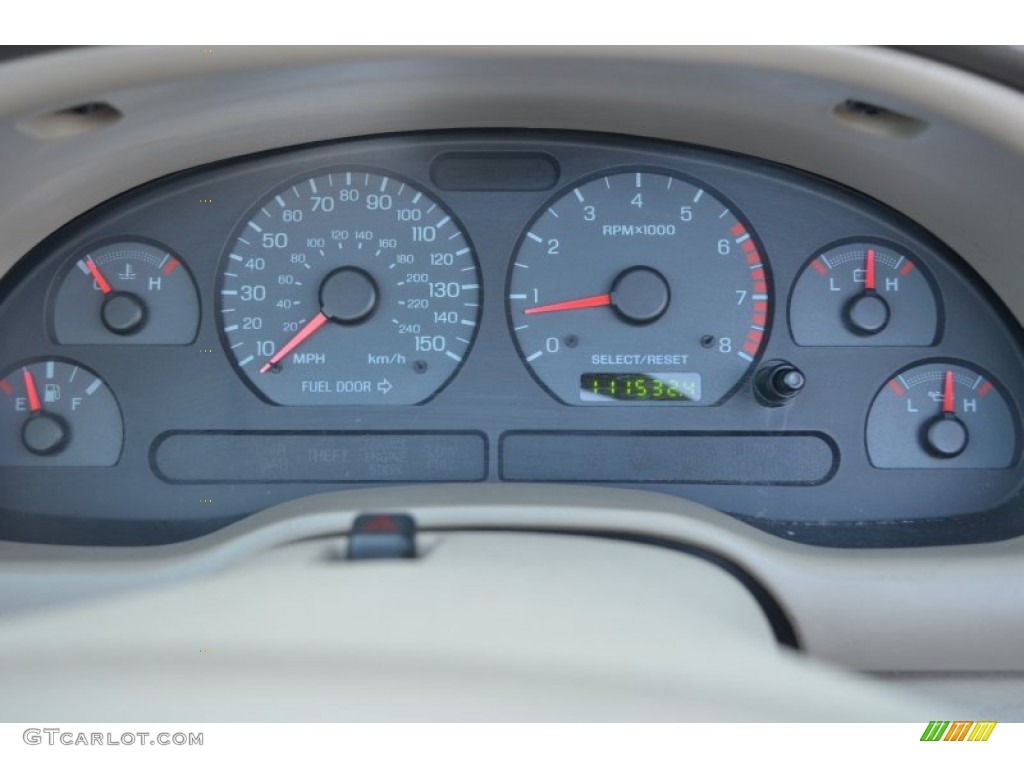2002 Ford Mustang GT Convertible Gauges Photo #79285073