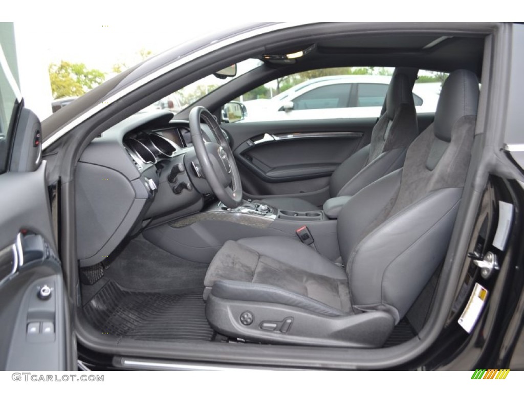 Black Interior 2012 Audi S5 4.2 FSI quattro Coupe Photo #79285975