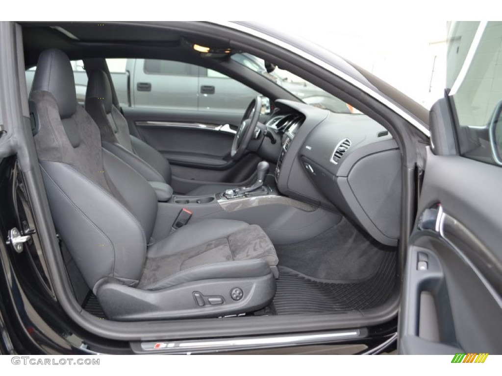 Black Interior 2012 Audi S5 4.2 FSI quattro Coupe Photo #79285991