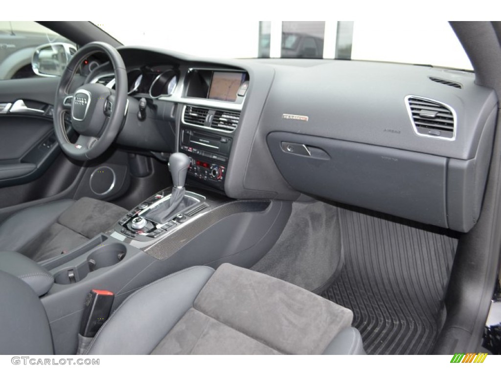 2012 Audi S5 4.2 FSI quattro Coupe Black Dashboard Photo #79286077