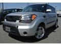 Bright Silver 2010 Kia Soul +