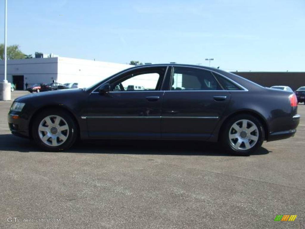 2005 A8 4.2 quattro - Oyster Grey Metallic / Black photo #2