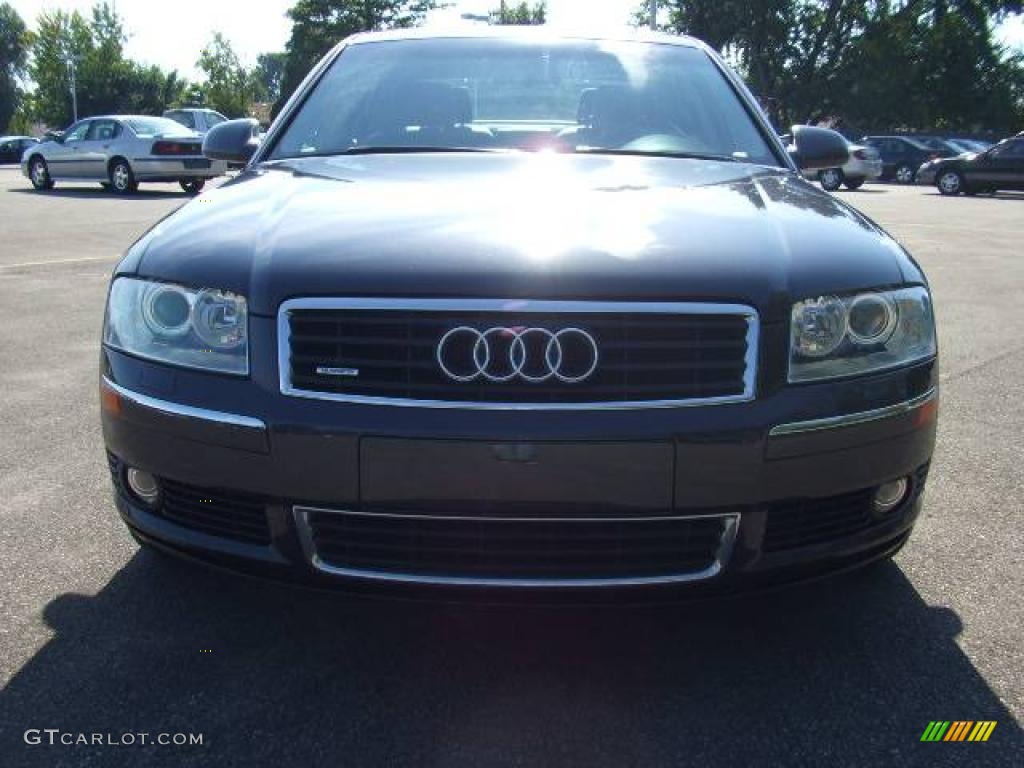 2005 A8 4.2 quattro - Oyster Grey Metallic / Black photo #8