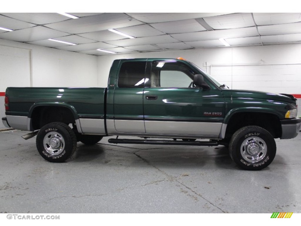 Emerald Green Pearl 1999 Dodge Ram 2500 Laramie Extended Cab 4x4 Exterior Photo #79289699
