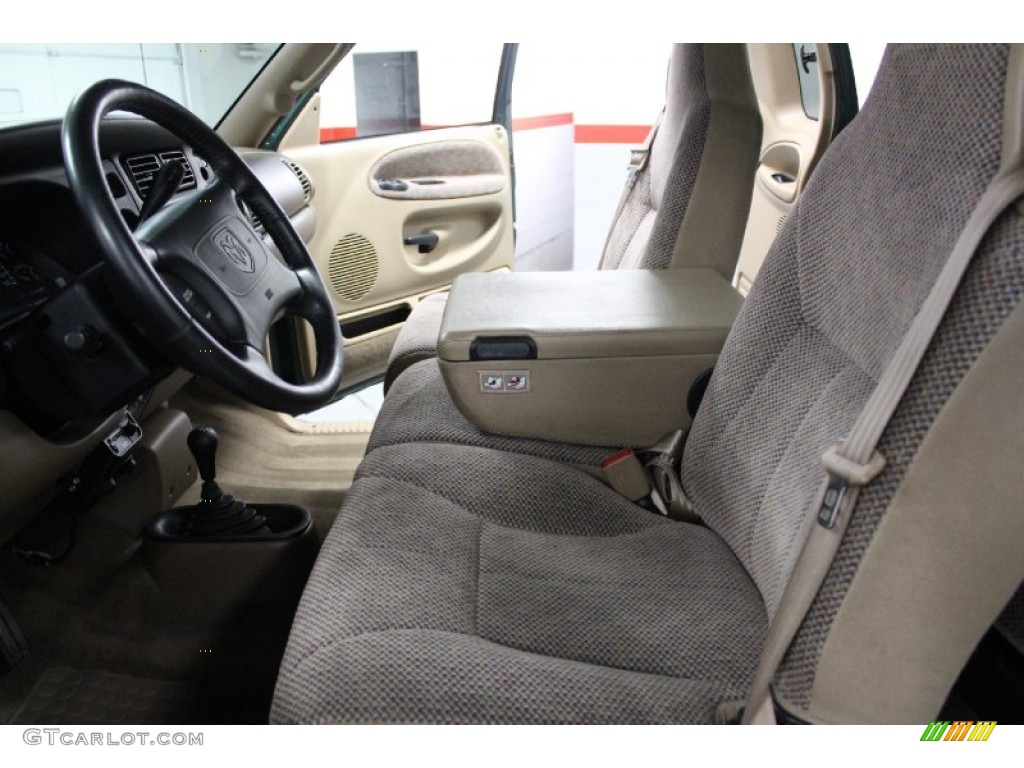 Tan Interior 1999 Dodge Ram 2500 Laramie Extended Cab 4x4 Photo #79290116