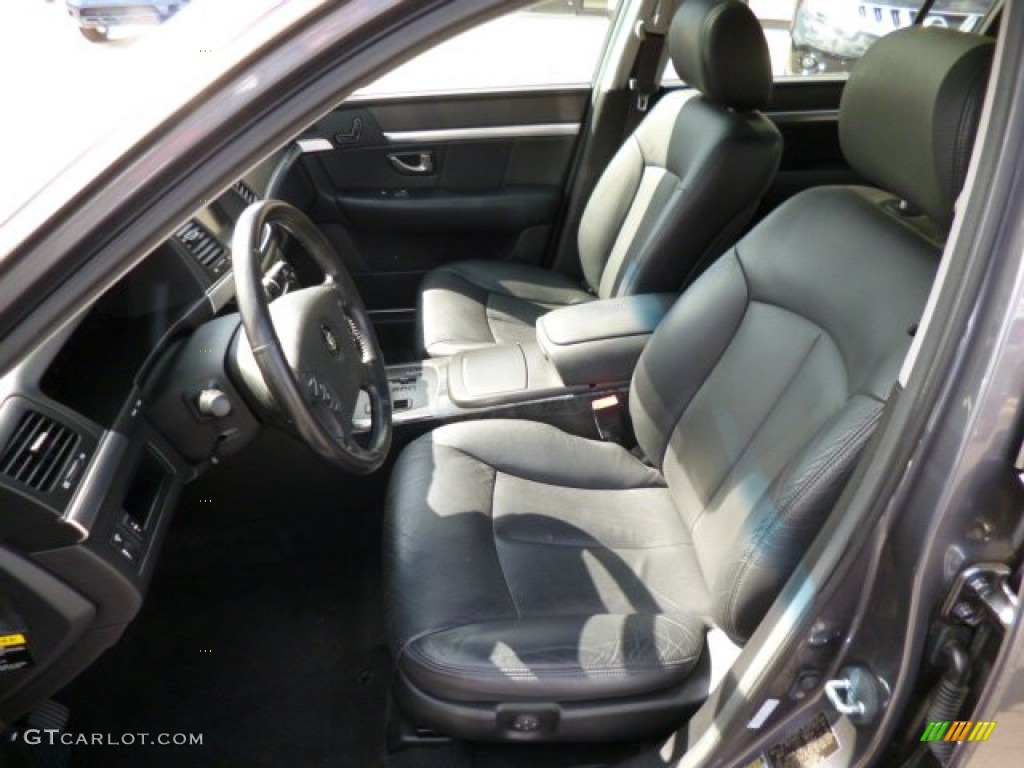 Black Interior 2008 Kia Amanti Standard Amanti Model Photo #79290824