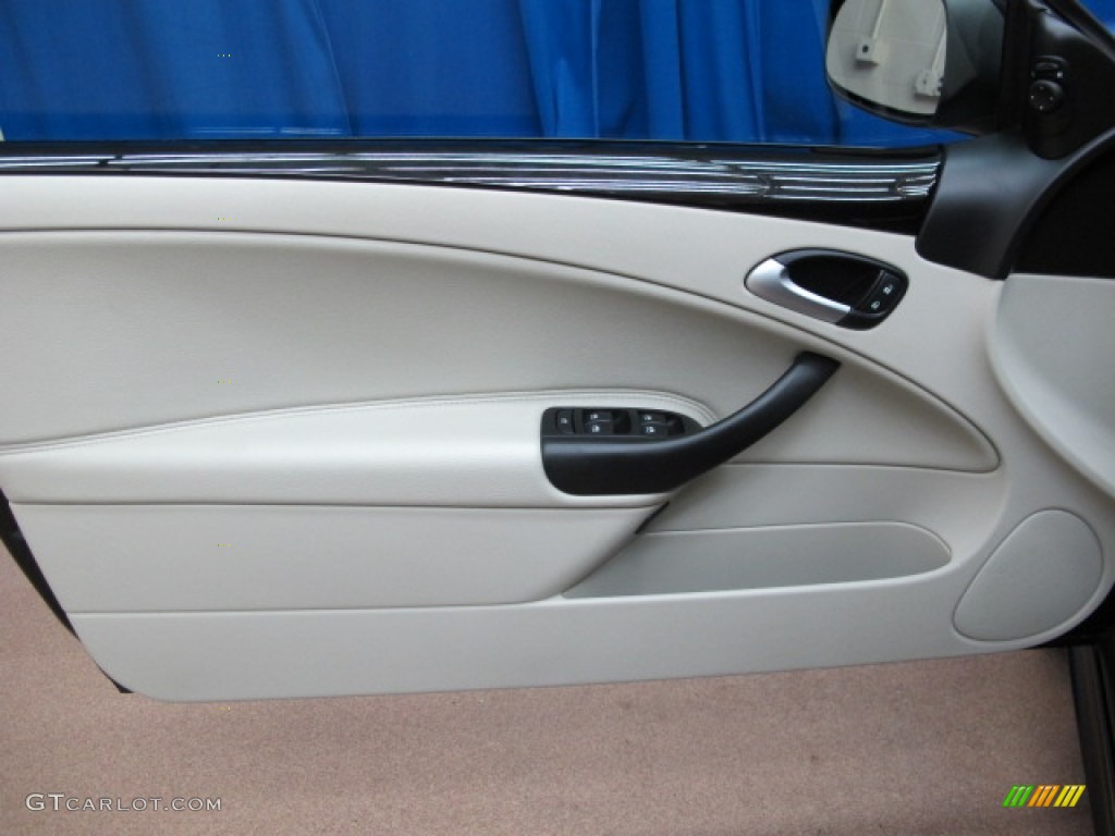 2010 Saab 9-3 2.0T Convertible Parchment Door Panel Photo #79291307