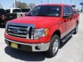 2009 Bright Red Ford F150 XLT SuperCrew  photo #2