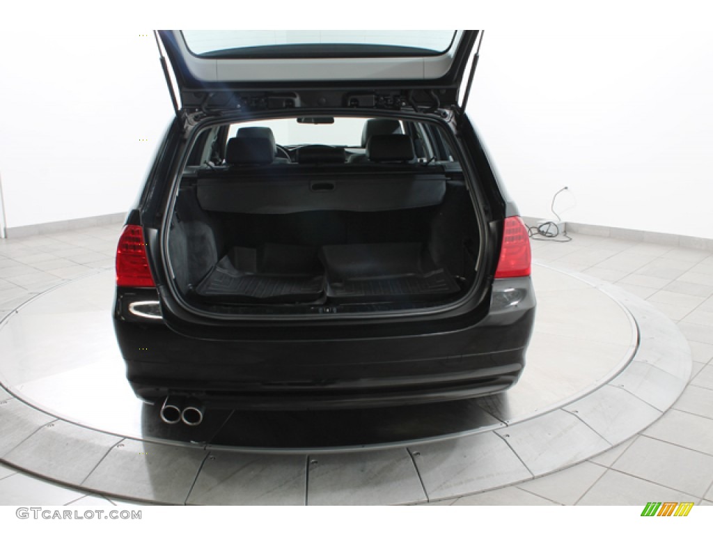 2011 3 Series 328i xDrive Sports Wagon - Jet Black / Black photo #23