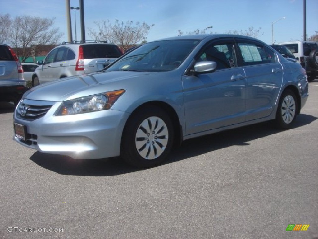 2011 Accord LX Sedan - Celestial Blue Metallic / Black photo #2