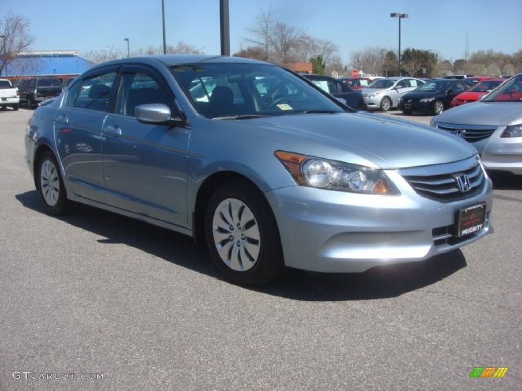 2011 Accord LX Sedan - Celestial Blue Metallic / Black photo #7