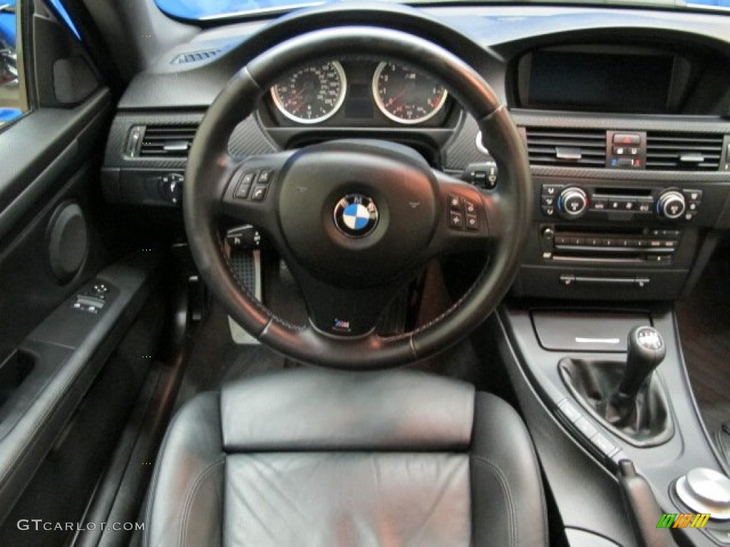 2008 BMW M3 Coupe Black Dashboard Photo #79291696