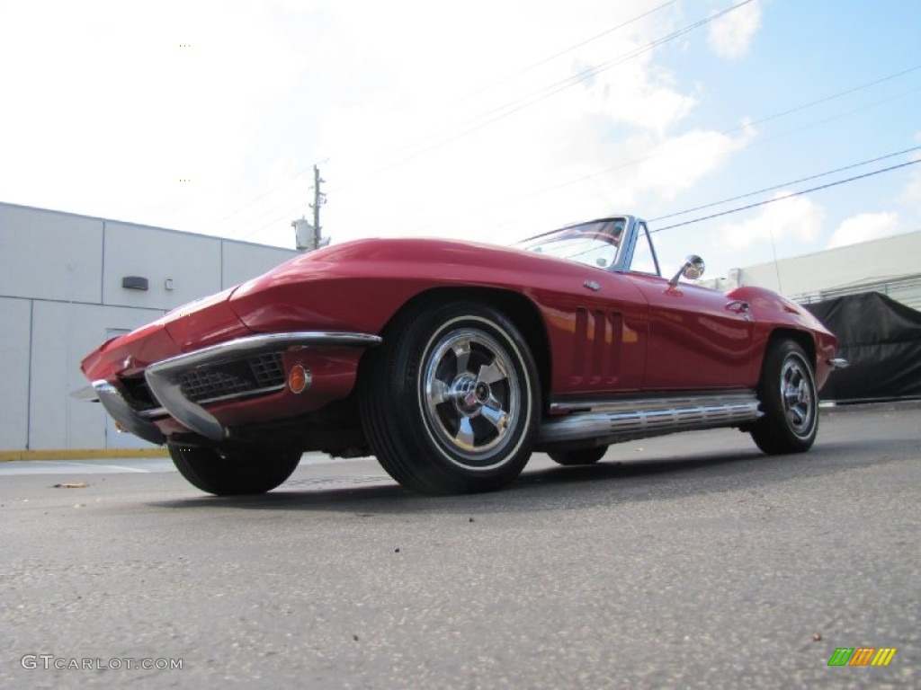 1966 Corvette Sting Ray Convertible - Rally Red / Black photo #9