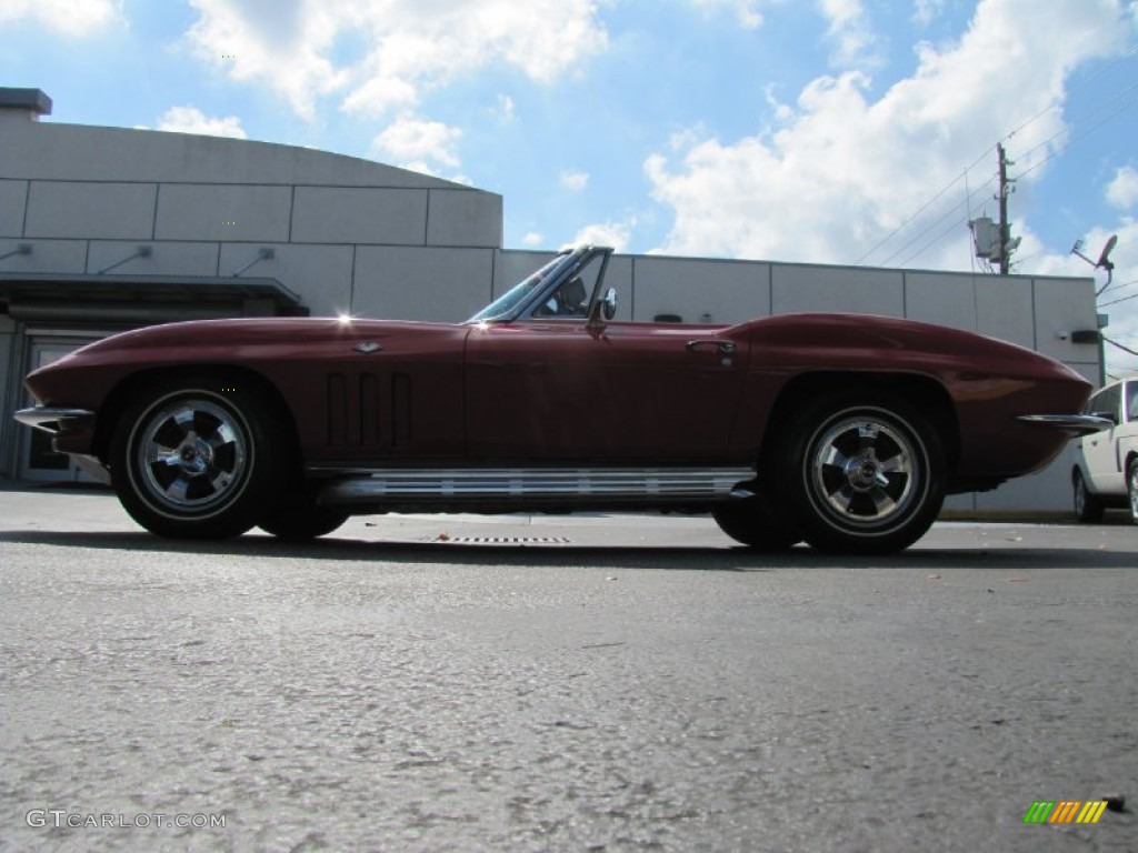 1966 Corvette Sting Ray Convertible - Rally Red / Black photo #12