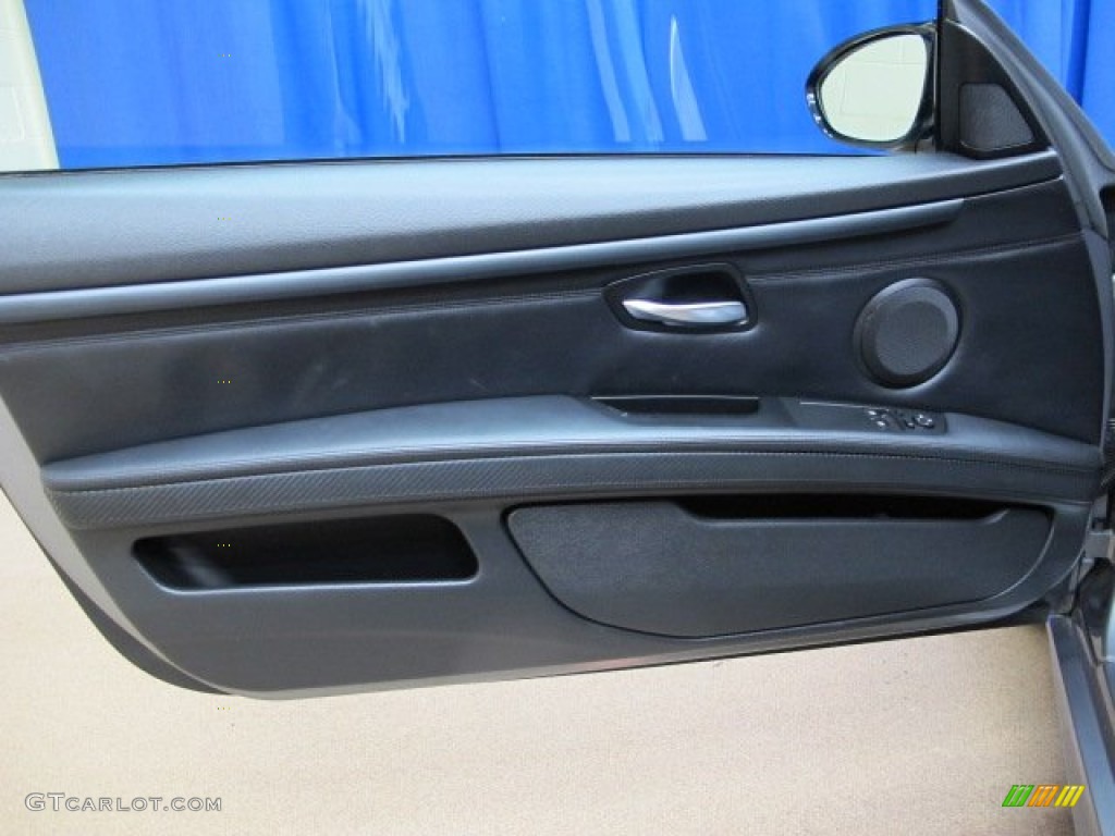 2008 BMW M3 Coupe Black Door Panel Photo #79291994