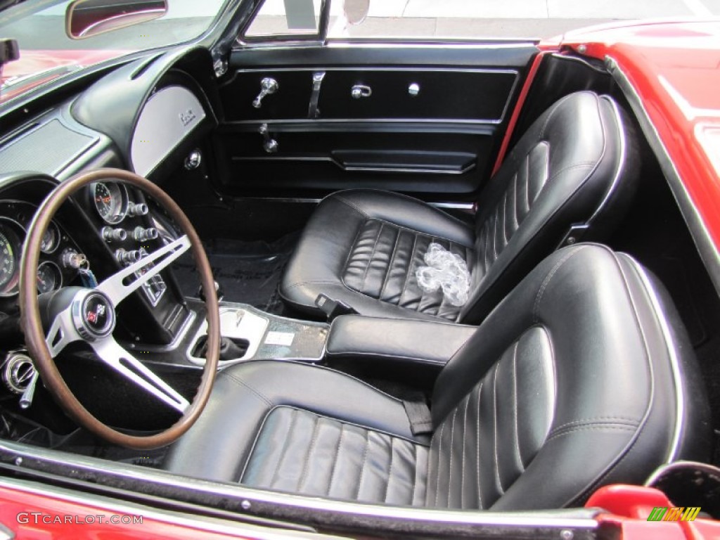 1966 Corvette Sting Ray Convertible - Rally Red / Black photo #24