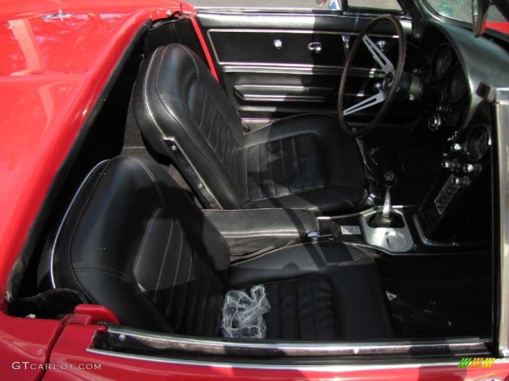 1966 Corvette Sting Ray Convertible - Rally Red / Black photo #26