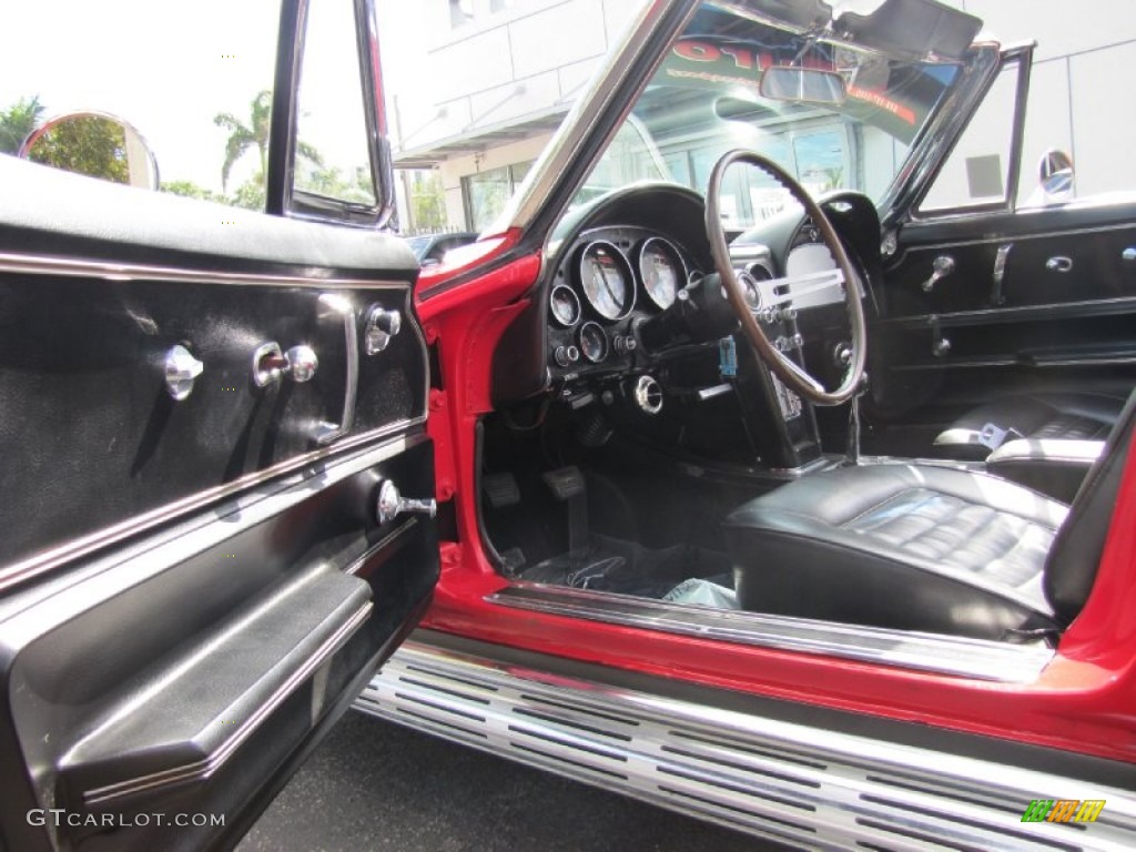1966 Corvette Sting Ray Convertible - Rally Red / Black photo #27