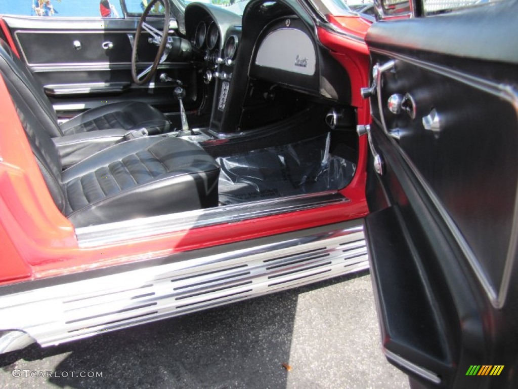 1966 Corvette Sting Ray Convertible - Rally Red / Black photo #28
