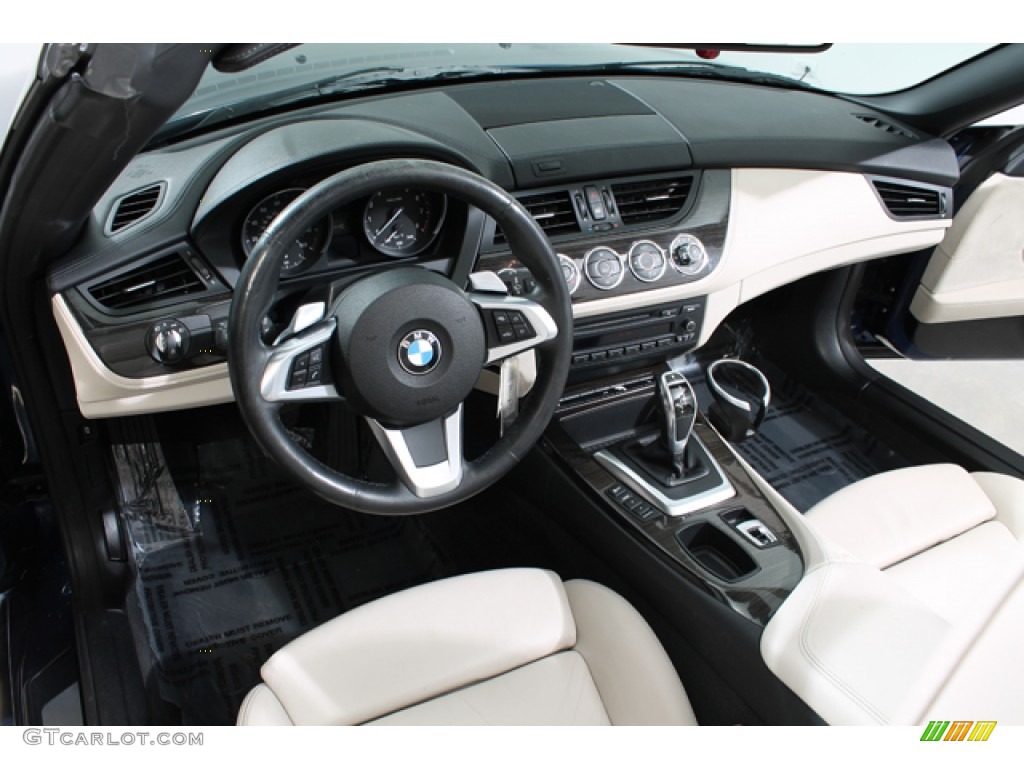 Ivory White Interior 2010 BMW Z4 sDrive30i Roadster Photo #79294128