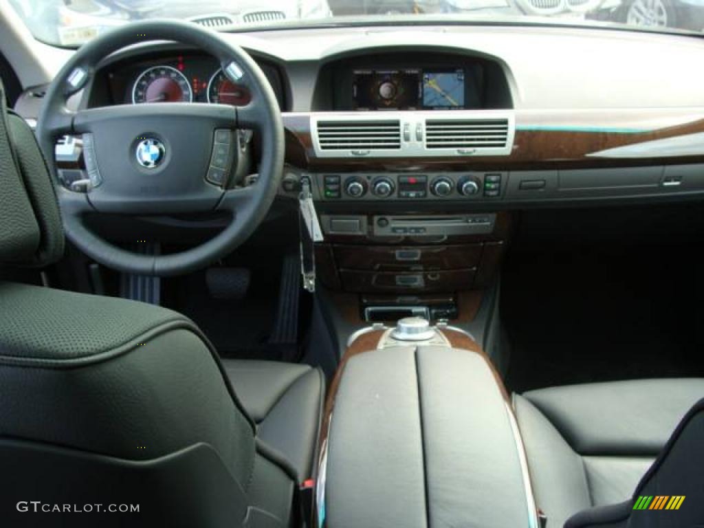 2006 7 Series 750Li Sedan - Black Sapphire Metallic / Black/Black photo #12