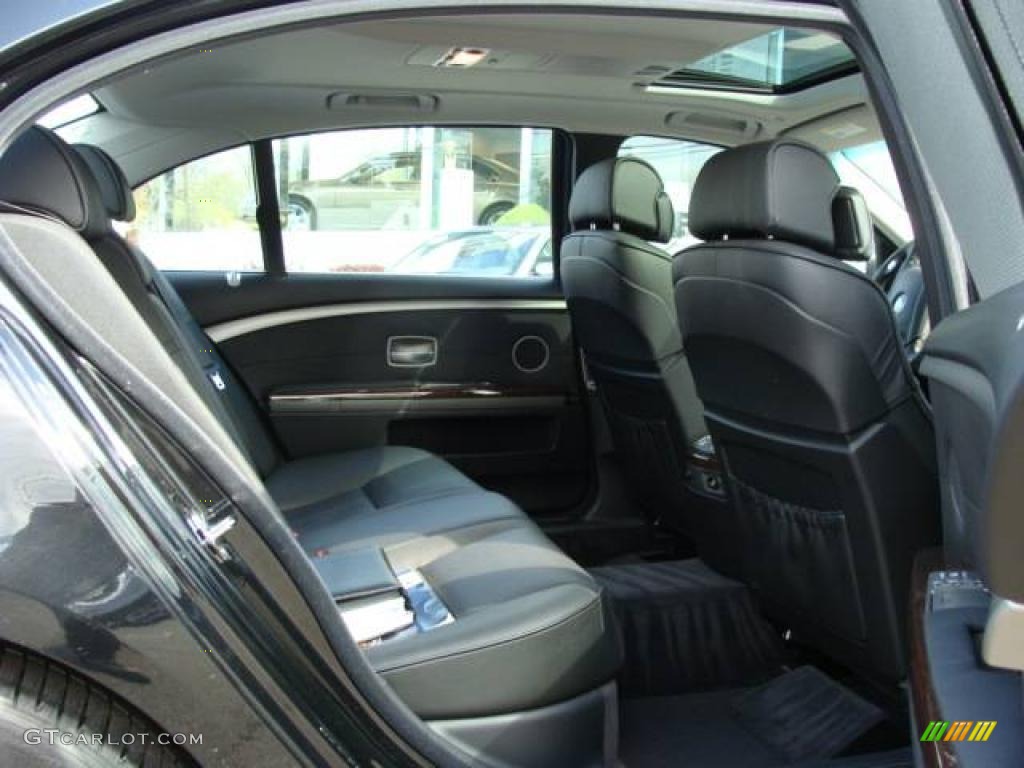 2006 7 Series 750Li Sedan - Black Sapphire Metallic / Black/Black photo #20