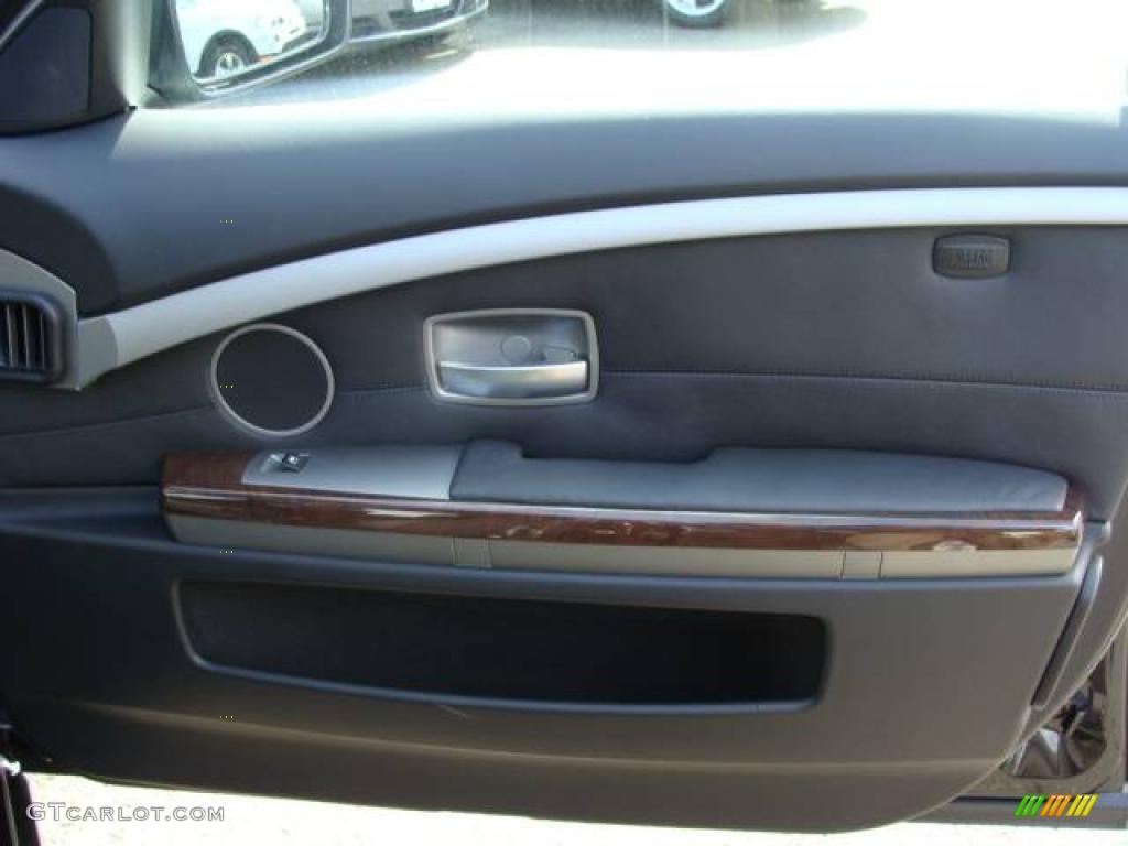 2006 7 Series 750Li Sedan - Black Sapphire Metallic / Black/Black photo #21
