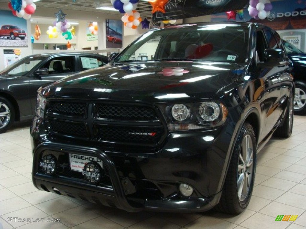 2013 Durango R/T AWD - Brilliant Black Crystal Pearl / Black photo #1