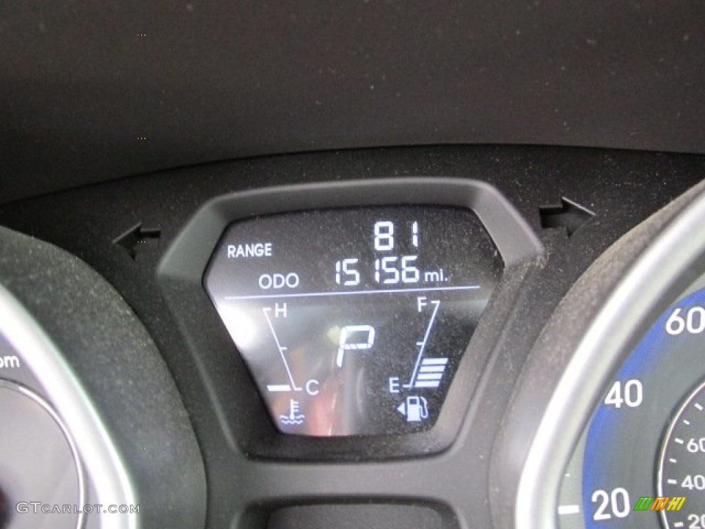2012 Elantra GLS - Black Noir Pearl / Beige photo #25