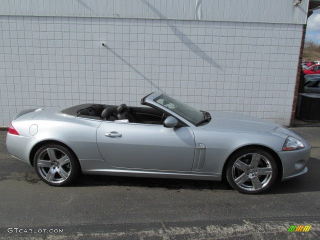 Liquid Silver 2009 Jaguar XK XK8 Convertible Exterior Photo #79297297