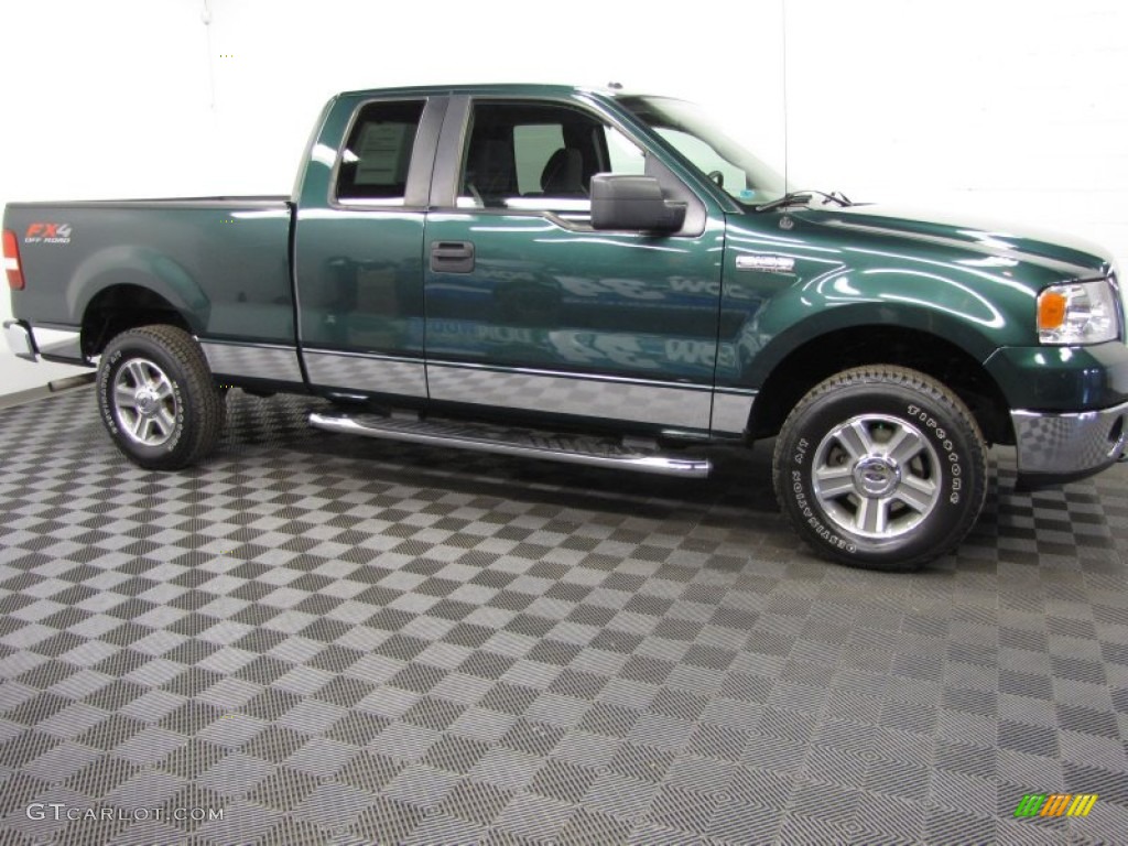 2007 F150 FX4 SuperCab 4x4 - Forest Green Metallic / Medium Flint photo #3