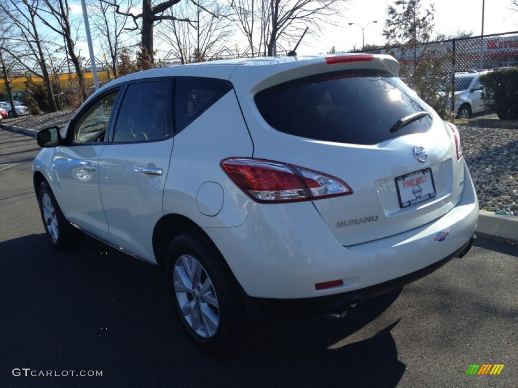 2012 Murano S AWD - Pearl White / Beige photo #5