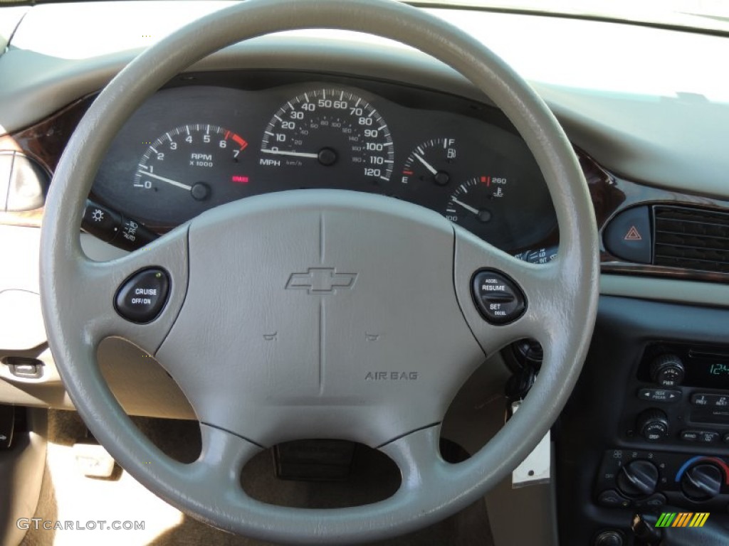 2002 Chevrolet Malibu LS Sedan Gray Steering Wheel Photo #79298490