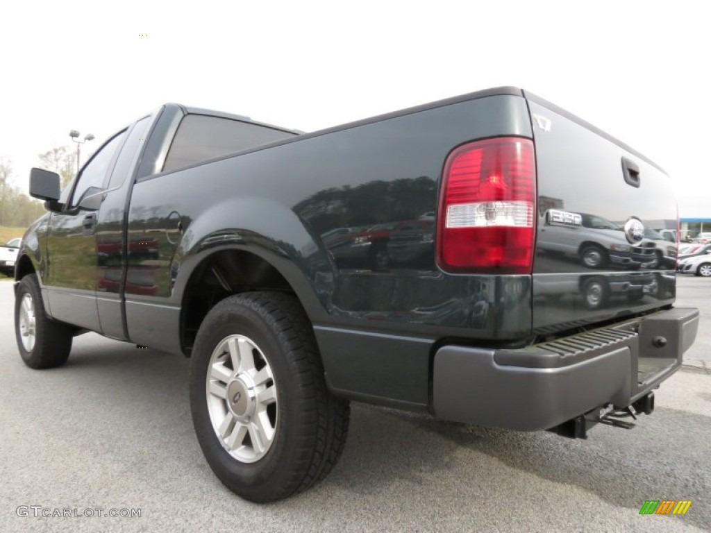 2006 F150 XL Regular Cab - Aspen Green Metallic / Medium Flint photo #5